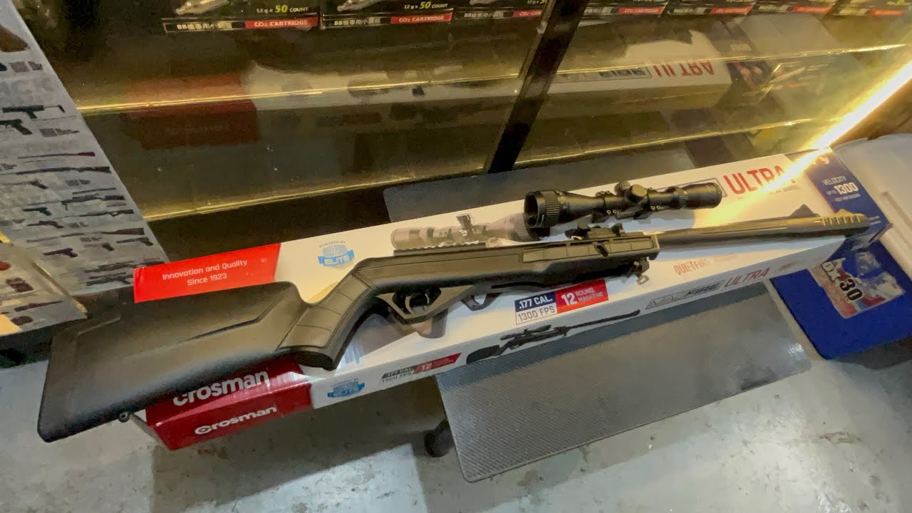 Tagos sa Lata ng Sardinas Lakas Crosman Airgun MagFire Ultra 177 Break Barrel Rifle 