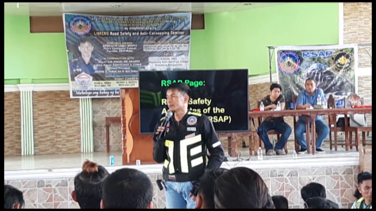 Introducing RSAP (Road Safety & Anti - Carnapping Seminar)