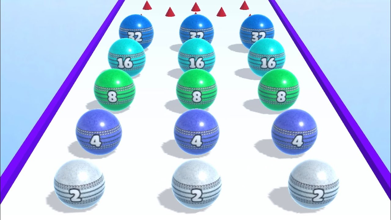 Ball Merge 2048 👩‍❤️‍💋‍👩🎱🐣 MAX LEVELS!! All Levels Gameplay Android, iOS NEW UPDATE