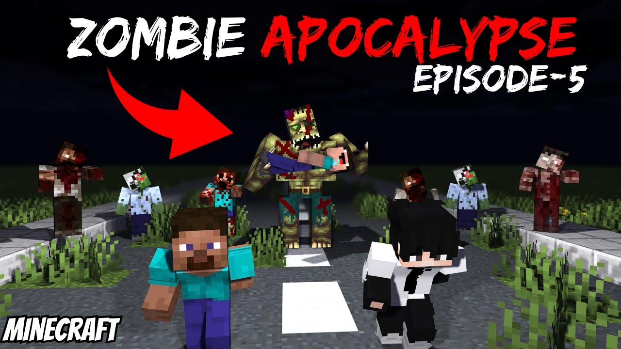ZOMBIE VIRUS ! Episode-5 ! Minecraft Zombie Apocalypse in hindi