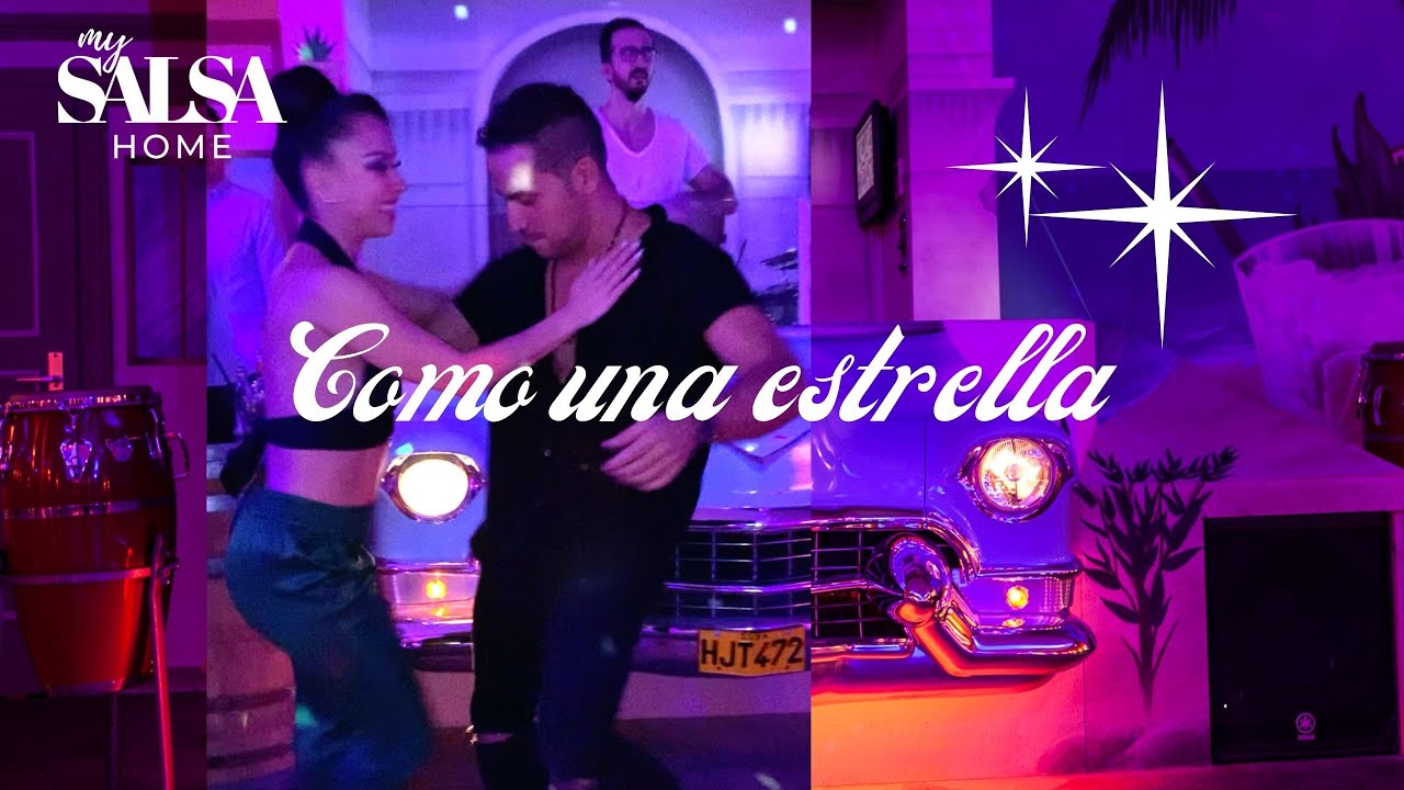 Victor Manuelle - Como Una Estrella | Salsa Social Dancing | Daniel Rosas & Anita Santos Rubin