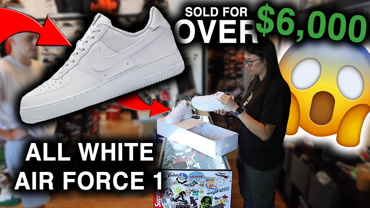 This White Air Force 1 is Reselling for OVER $6,000!