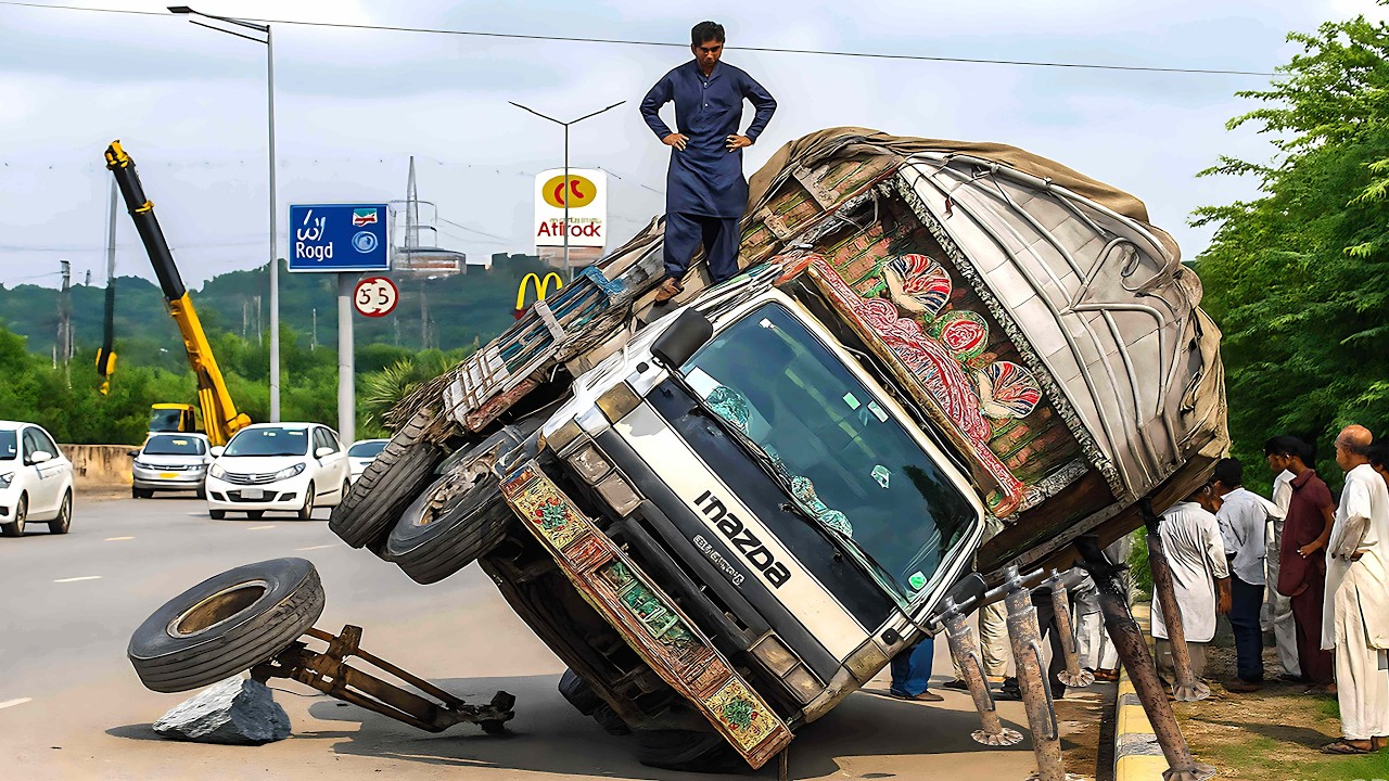 Truck Full of Eggs Highway Accident Gets Mind-Blowing Full Rebuild in Hours!