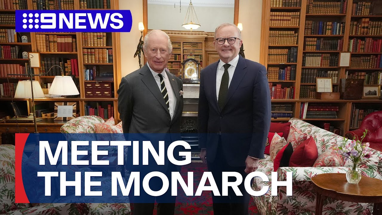 PM meets with King Charles at Balmoral Castle | 9 News Australia