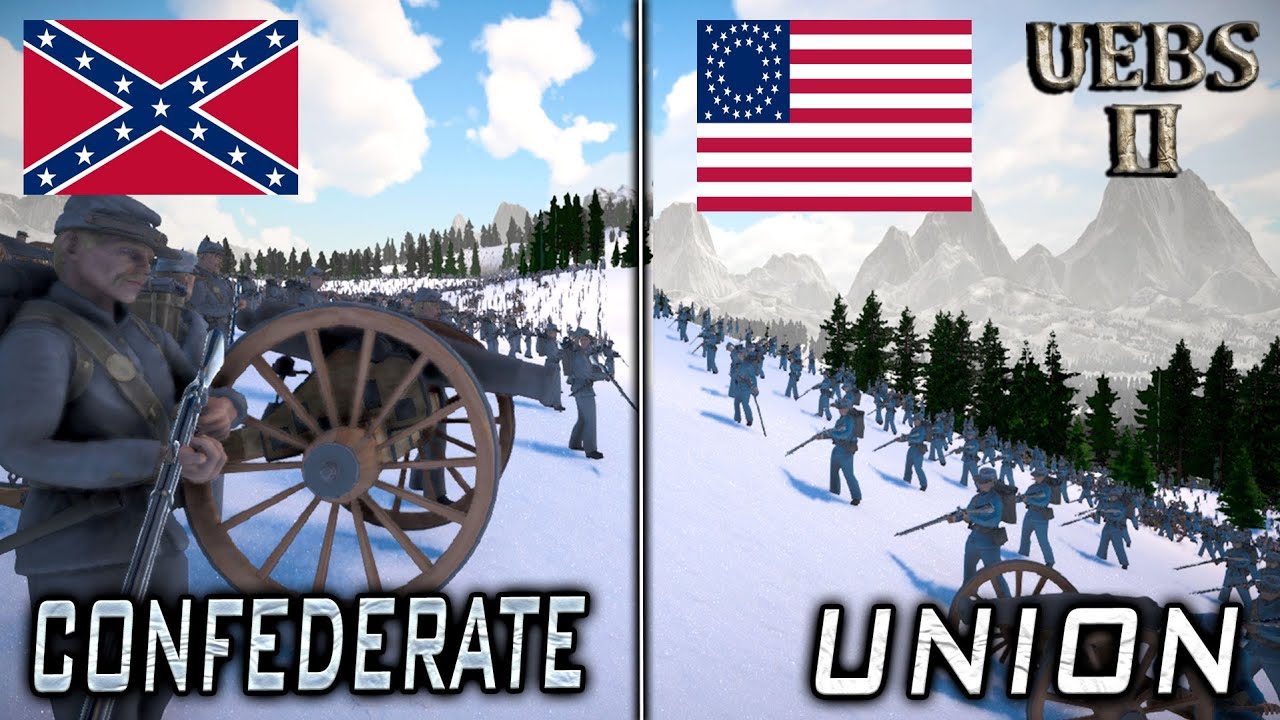 Battle of Field Cannons Union VS Confederate  | Ultimate Epic Battle Simulator 2