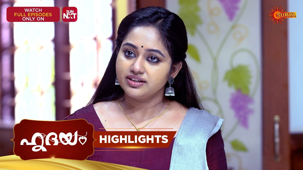 Hridhayam - Highlights of the day | 30 Jan 2026 | Malayalam Serial | Surya TV