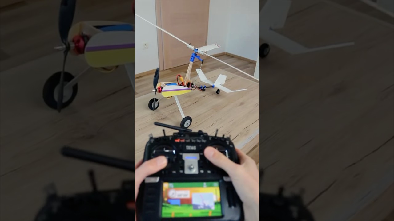 RC Gyrocopter - Without / With Pre-rotator