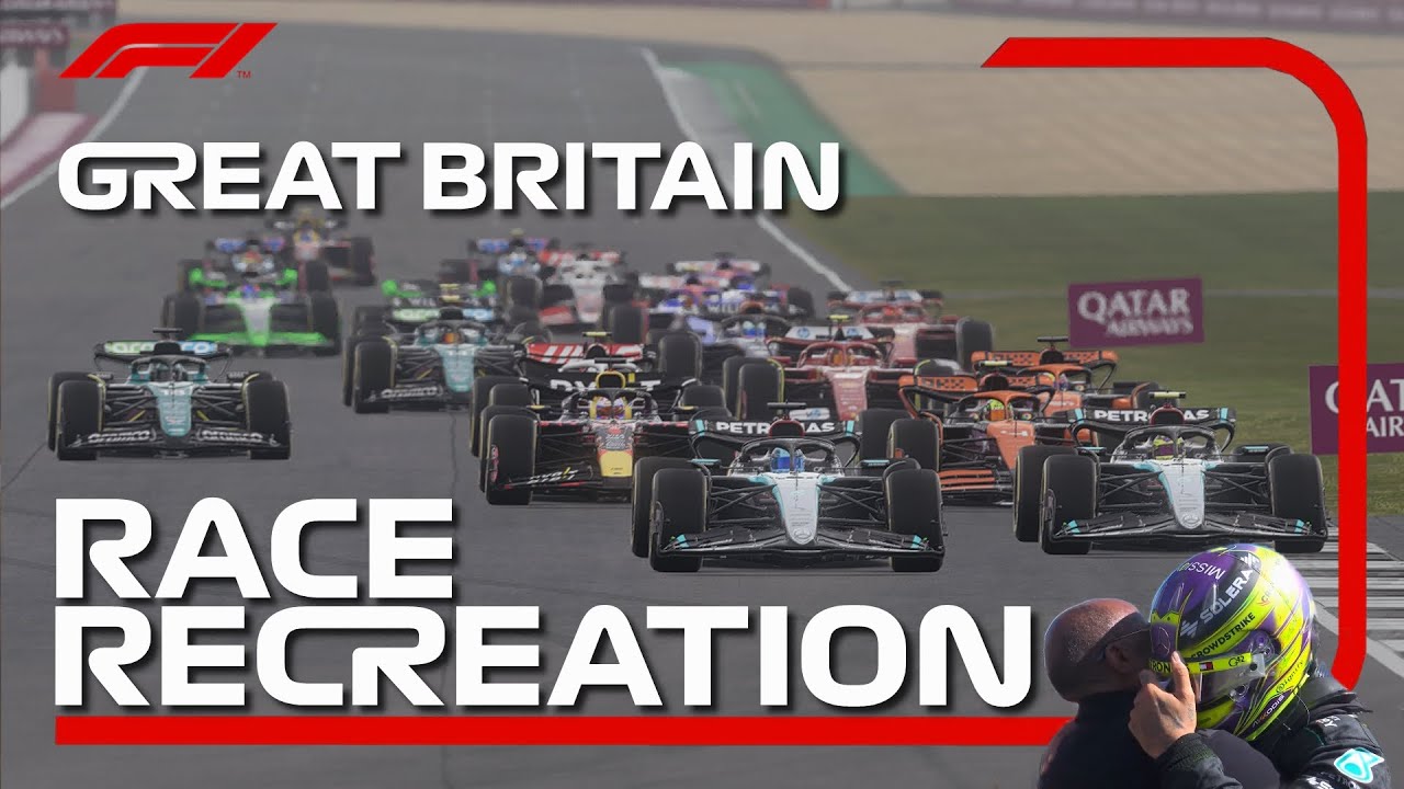 Recreating The 2024 British Grand Prix On The F1 24 Game
