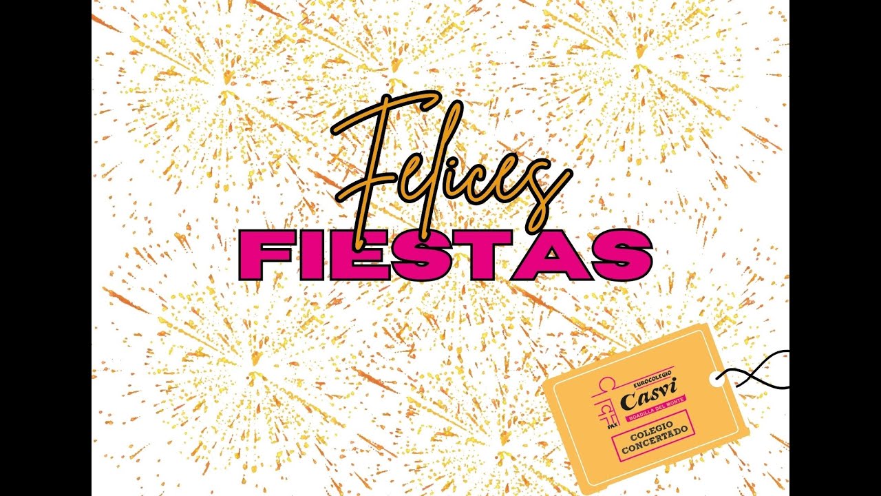 FELICES FIESTAS  24-25 DESDE CASVI BOADILLA