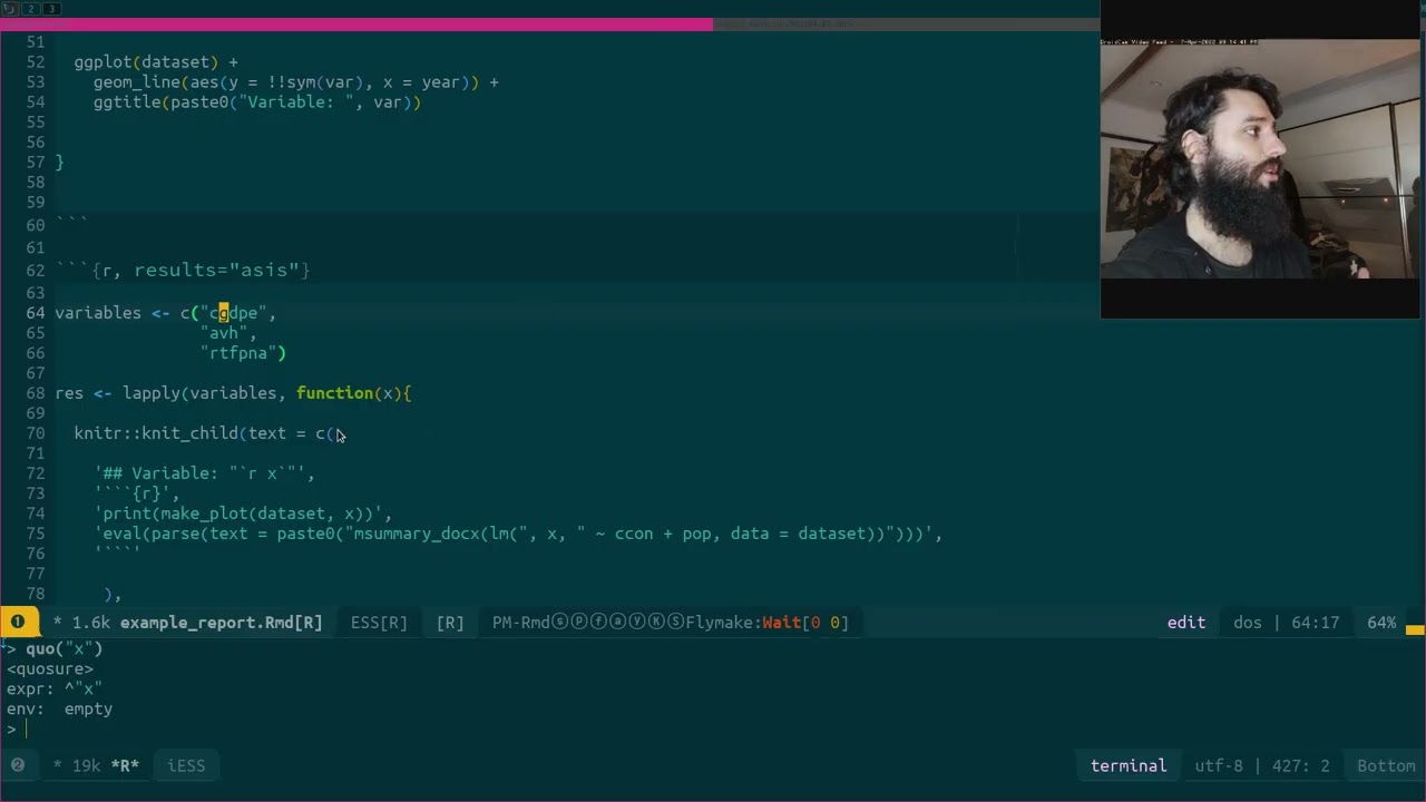 Extreme Rmarkdown report automation with parameters and templates