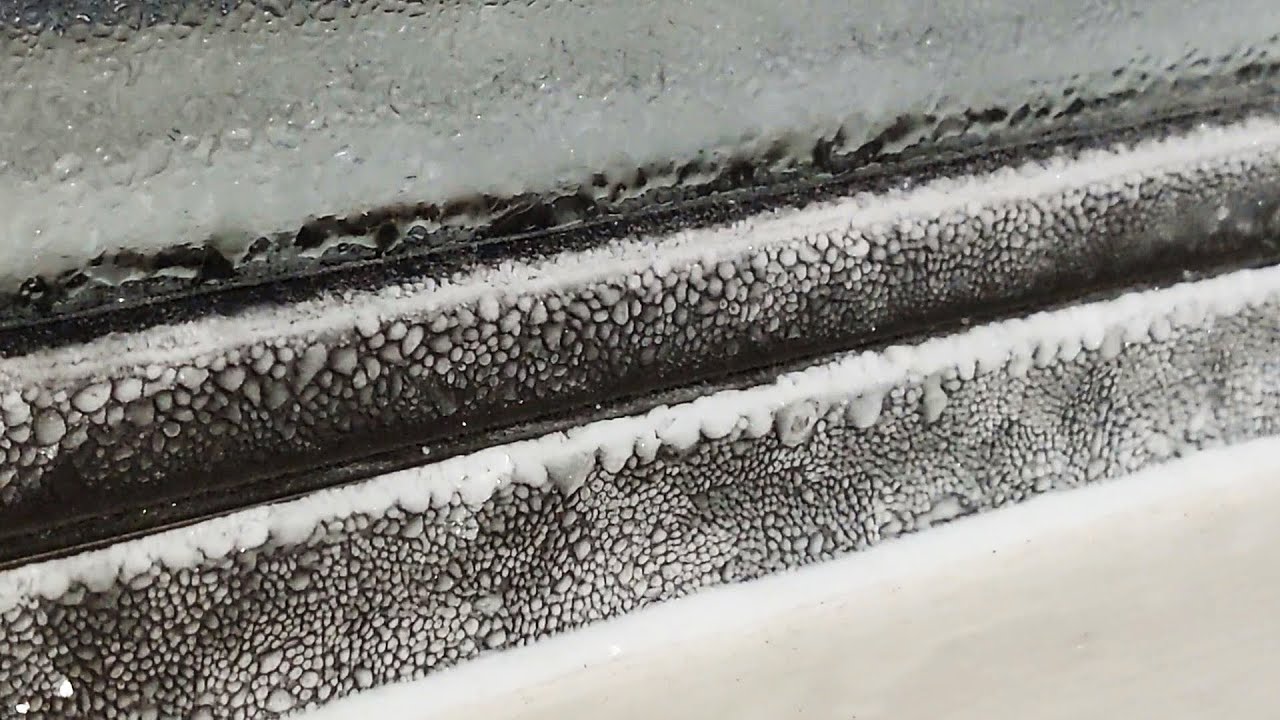 Indoor Window Frost!
