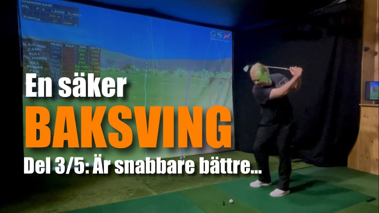 En säker baksving - Del 3/5: Är snabbare bättre?