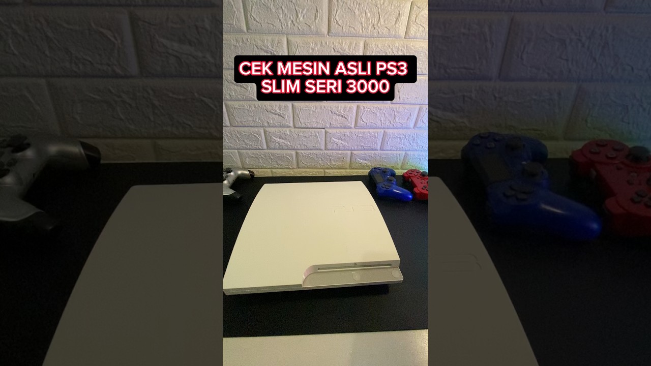 CARA CEK PS3 SLIM SERI 3000 ASLI 
