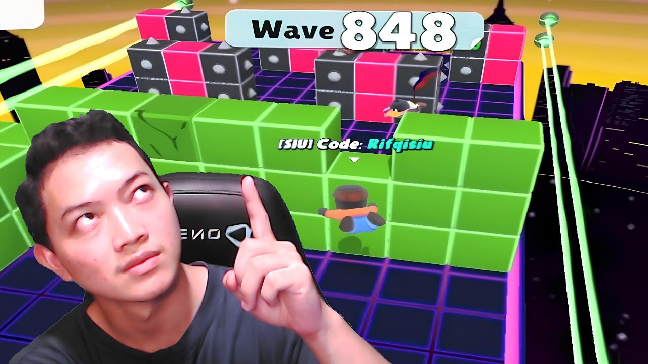 Live!!! Block Dash Endless 1000 Wave Nerf Ball - Stumble Guys