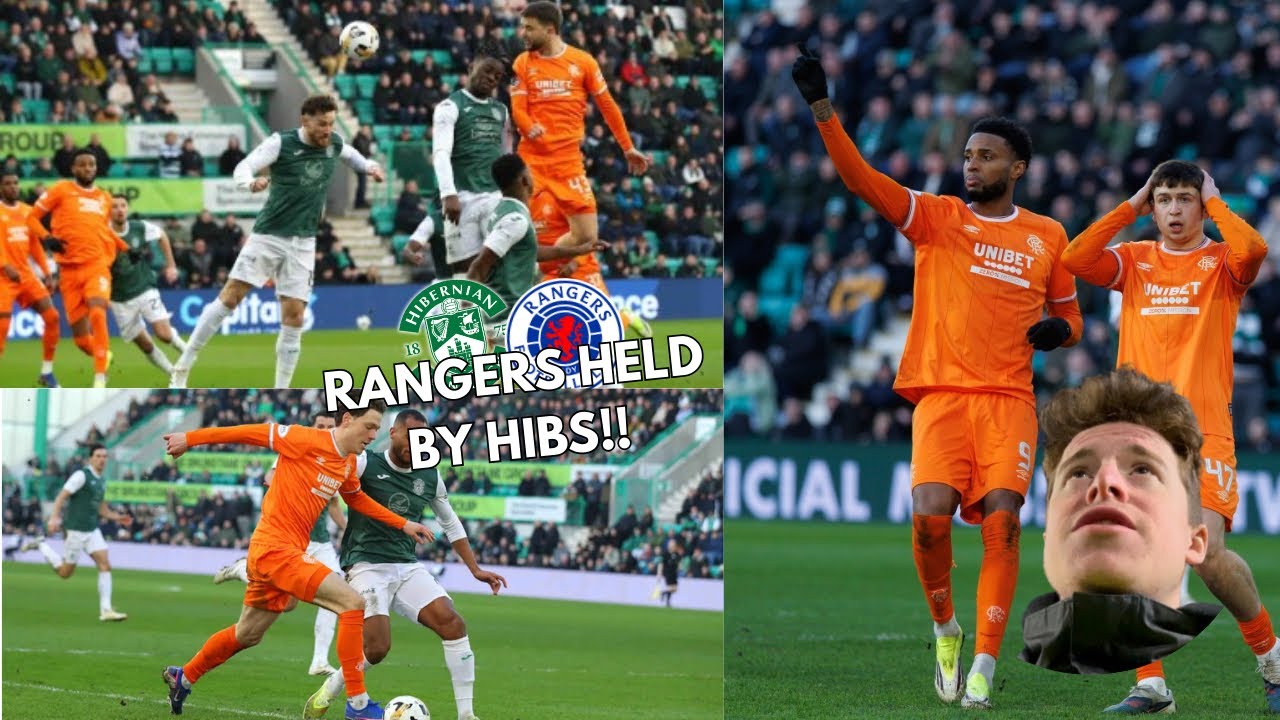 WASTEFUL HIBS HELD BY RANGERS!! Hibernian 0-0 Rangers MATCH VLOG!!