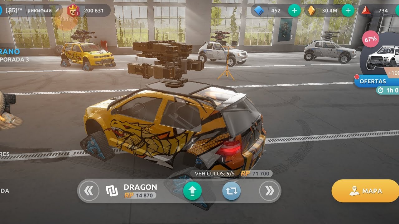 Obteniendo 2do coche Dragón y Stinger  - Evento Steel Rage