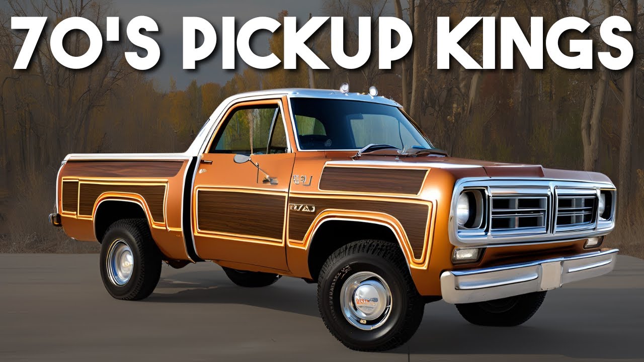 6 Most POWERFUL Pickup Trucks From 1970s! Still Hard to Beat!