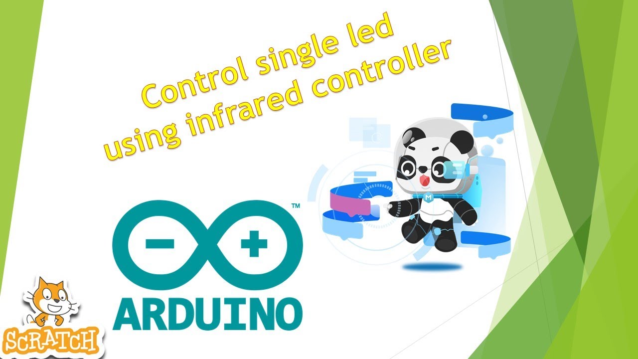 14. Control the single led using the infrared controller| Scratch - mBlock - Arduino - STEAM