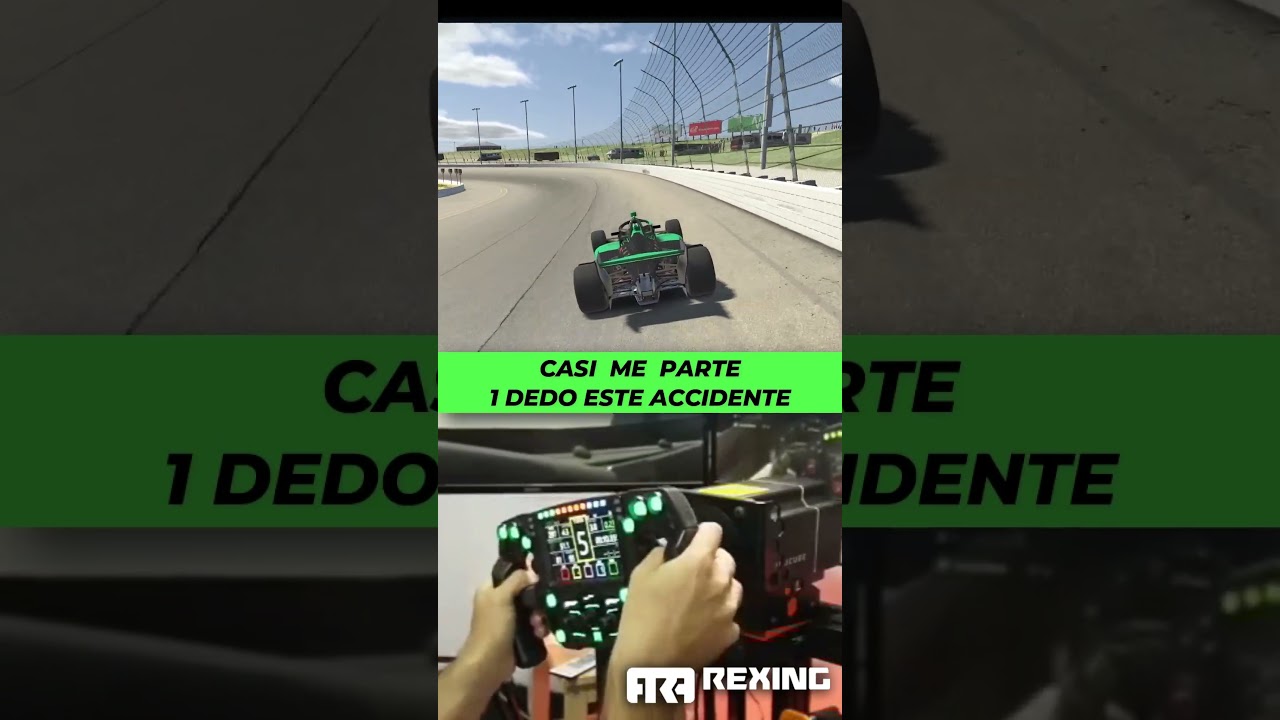 CASI ME PARTO 1 DEDO en la INDYCAR || iRacing