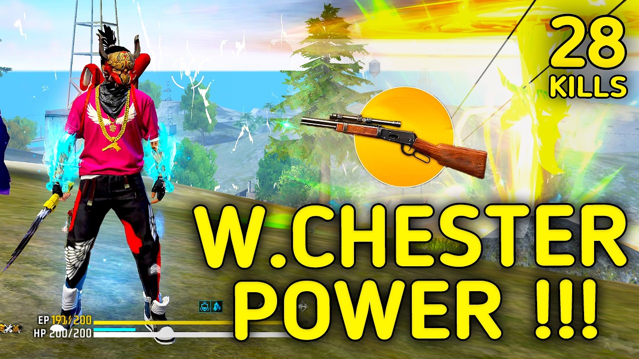 WINCHESTER POWER🔥!!!|| SOLO VS SQUAD || UBNORMAL HEADSHOT GUN IN FREE FIRE ?|| 99% HEADSHOT INTEL I5