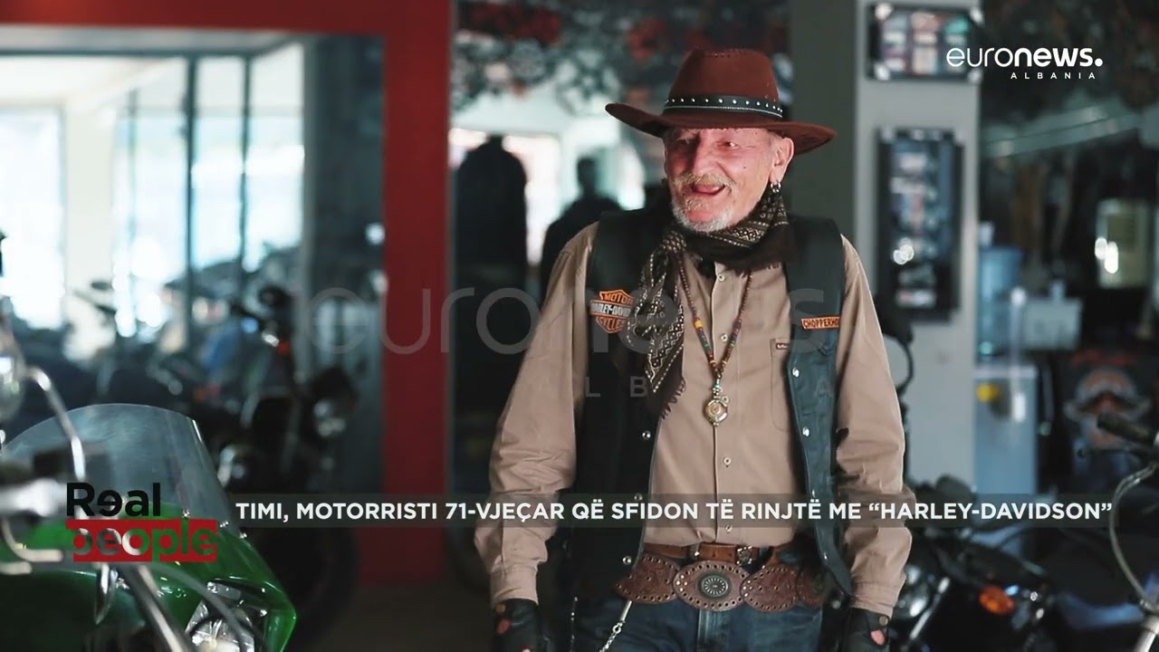 71-vjeçari i pavdekshëm me Harley-Davidson/Real People