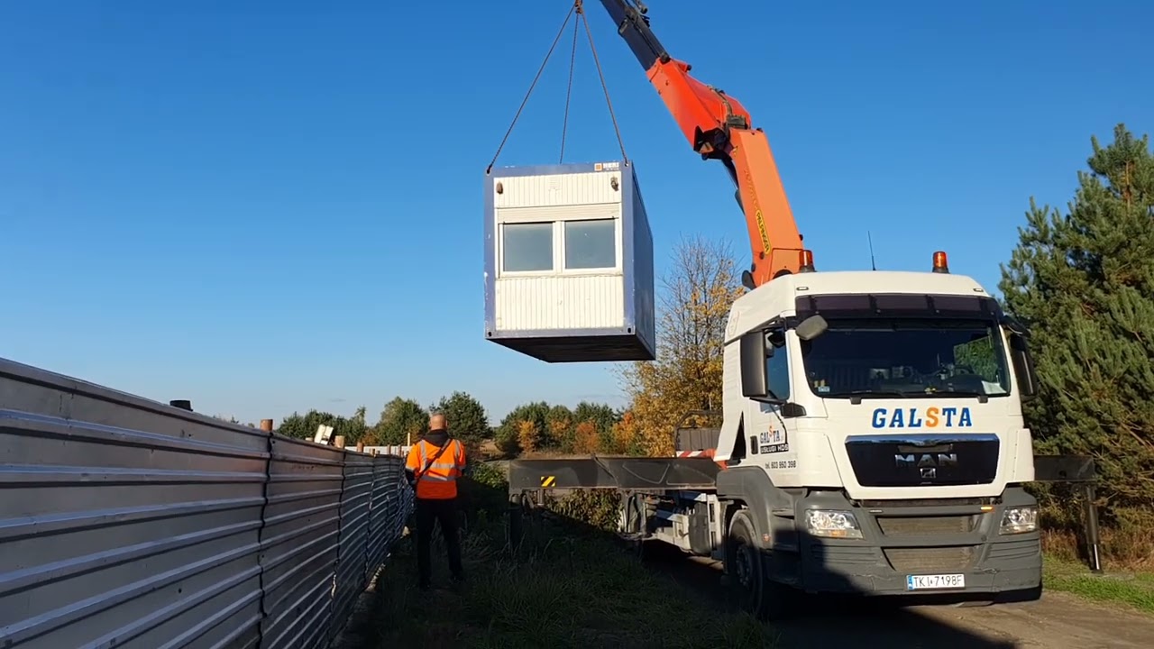 Rozładunek kontenera hds