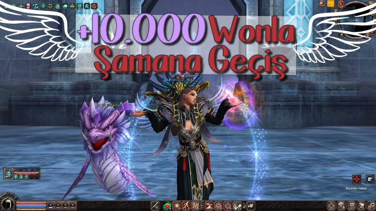 Metin2 TR - 10.000 Wonla Şamana Geçiş Yaptım! 🥳