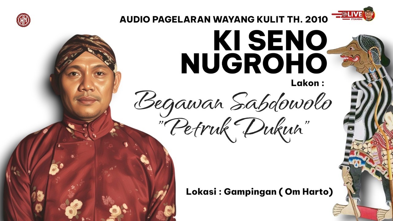🔴[LIVE} AUDIO WAYANG KULIT KI SENO NUGROHO Lakon : 