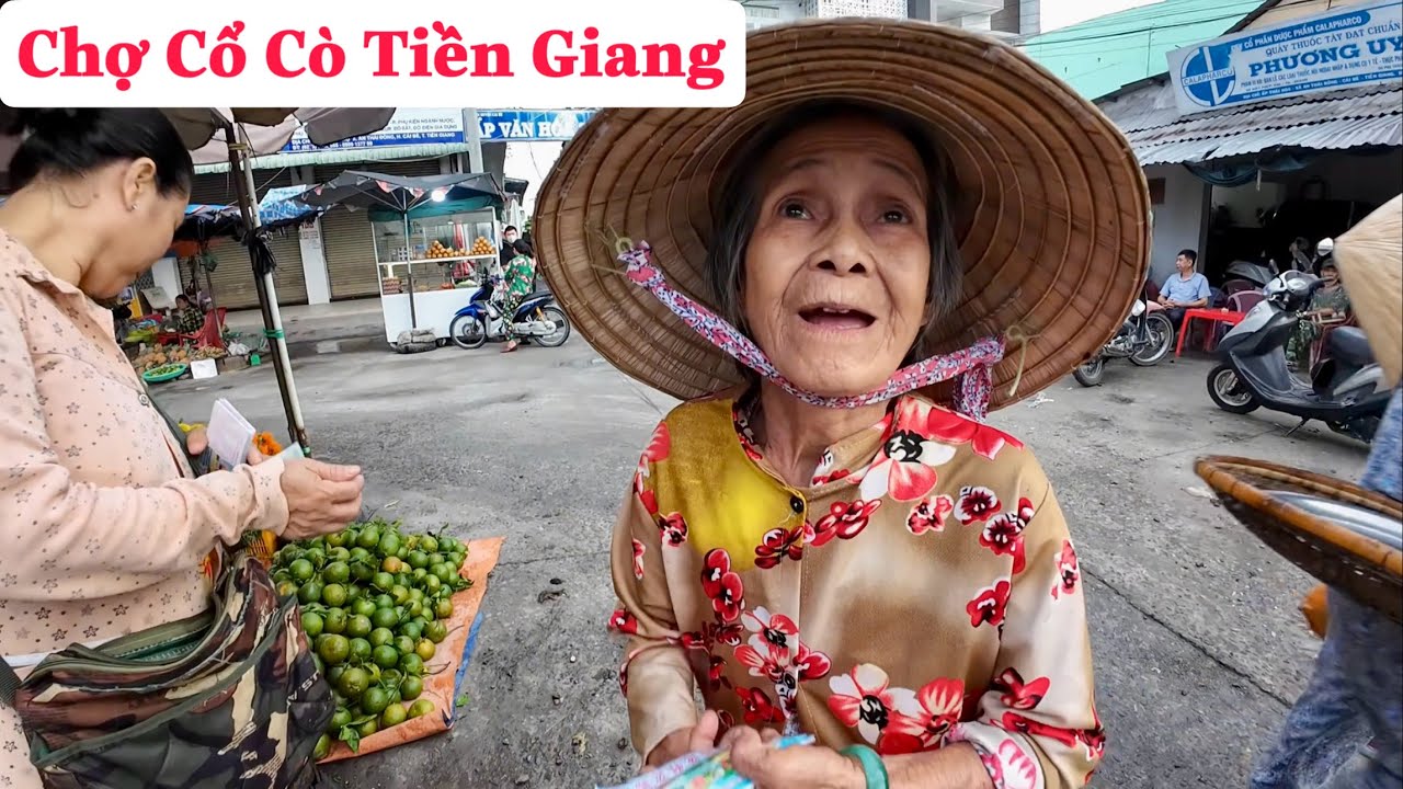 Chợ Cổ Cò Tiền Giang Người Lớn Tuổi Khó Khăn Rất Nhiều Nhận Quà Nhà Hảo Tâm Mỹ | Khương Nhựt Minh