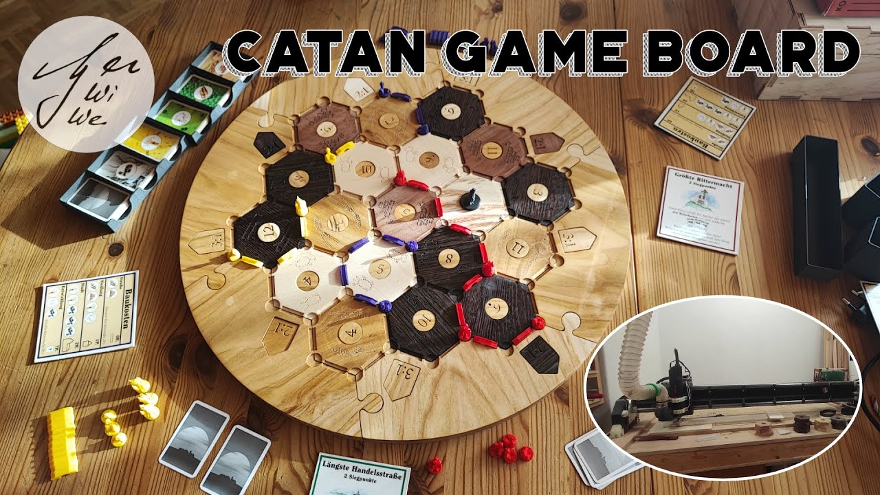 Catan Game Board - Die Siedler von Catan - LowRider 4 CNC