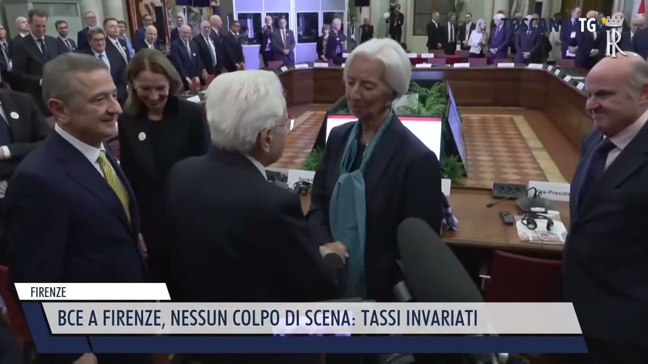 2025-10-30 FIRENZE - BCE A FIRENZE, NESSUN COLPO DI SCENA, TASSI INVARIATI