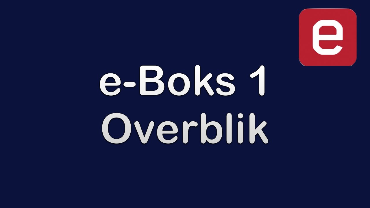 e-Boks 1 - Overblik over iPad appen e-Boks