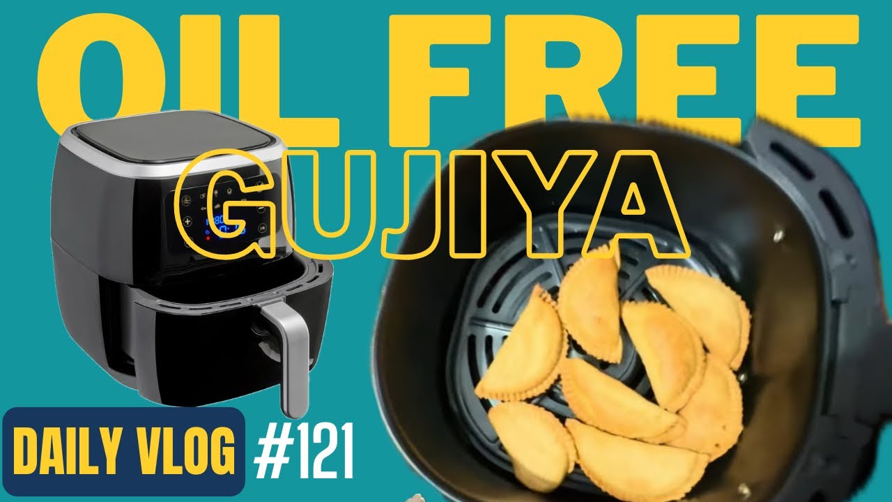 DAY-121 | Oil Free Healthy Gujiya in Air Fryer😅| Snowy Ghar Aayi 🐈| Holi Special Gujiya | Daily Vlog