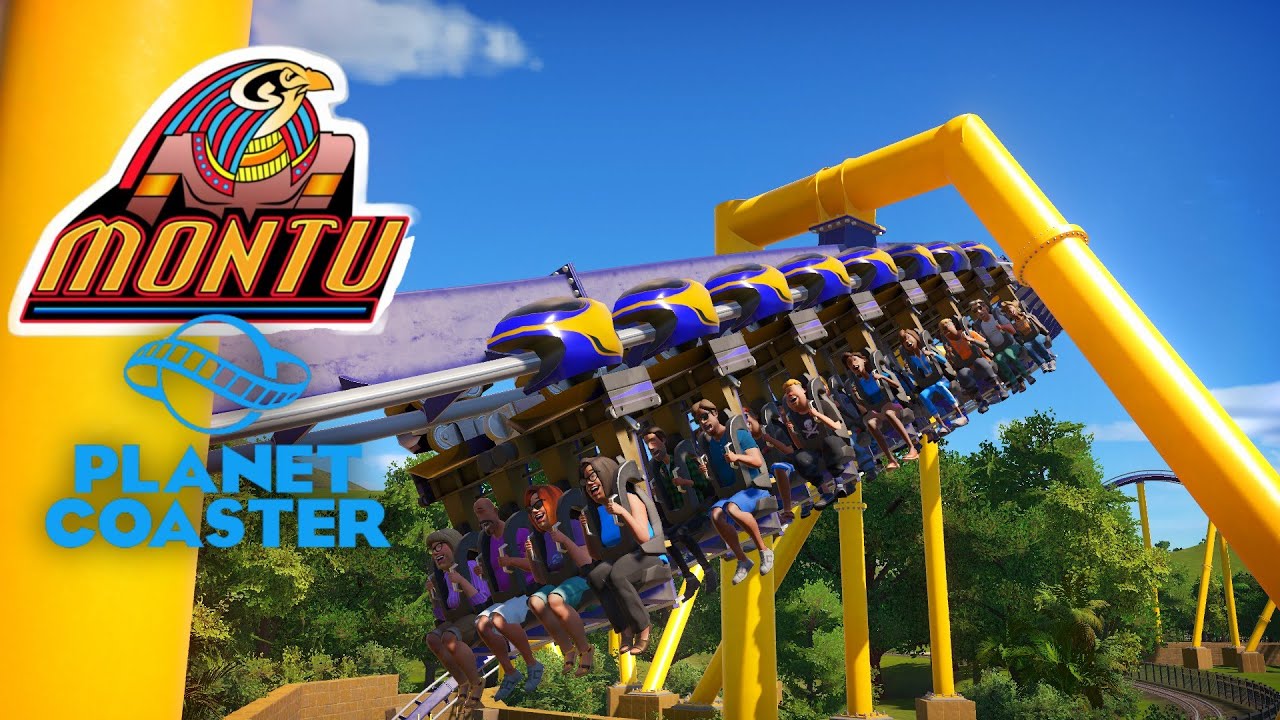 Montu | Off-Ride POV's - Busch Gardens Tampa (Planet Coaster)