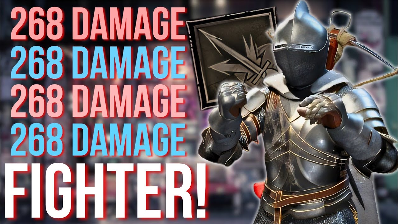 268 DAMAGE Parry BUILD | How To Build Solo FIGHTER |  Dark and Darker