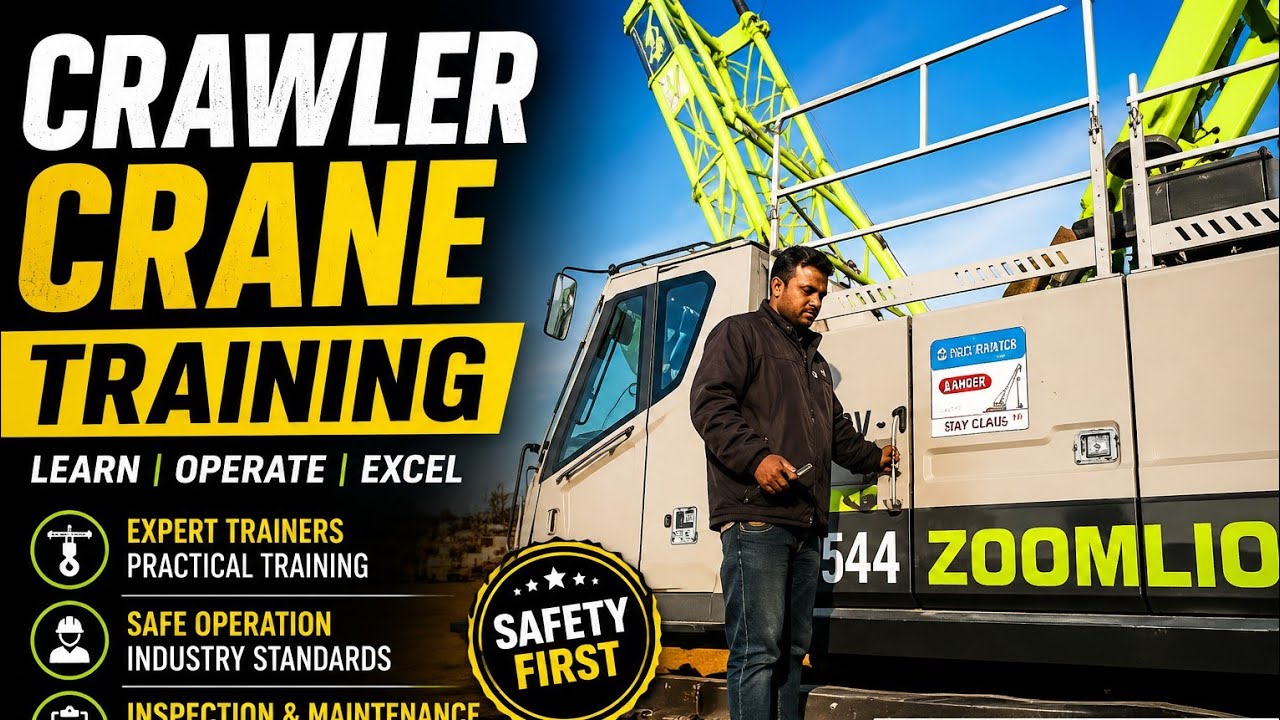 Zoomline crawler crane traning 