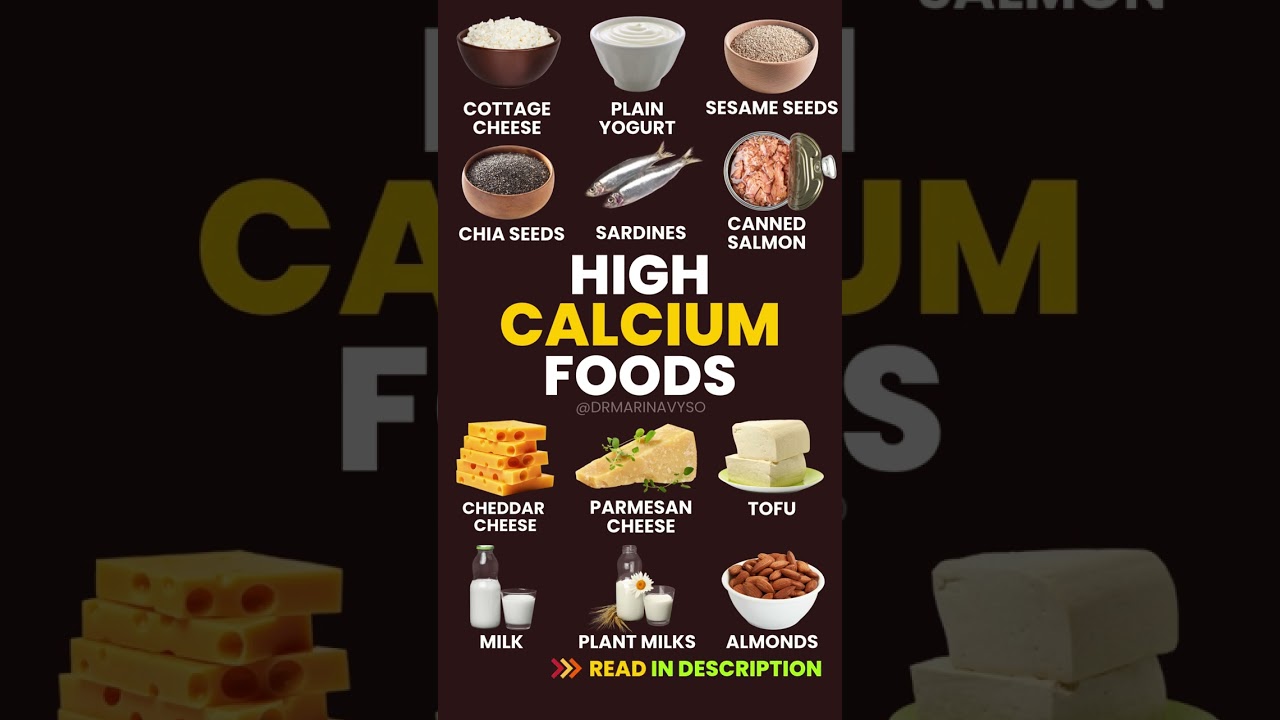 Top Calcium-Rich Foods to Strengthen Bones, Teeth, and Muscles #calcium #calciumfood #bones #muscle