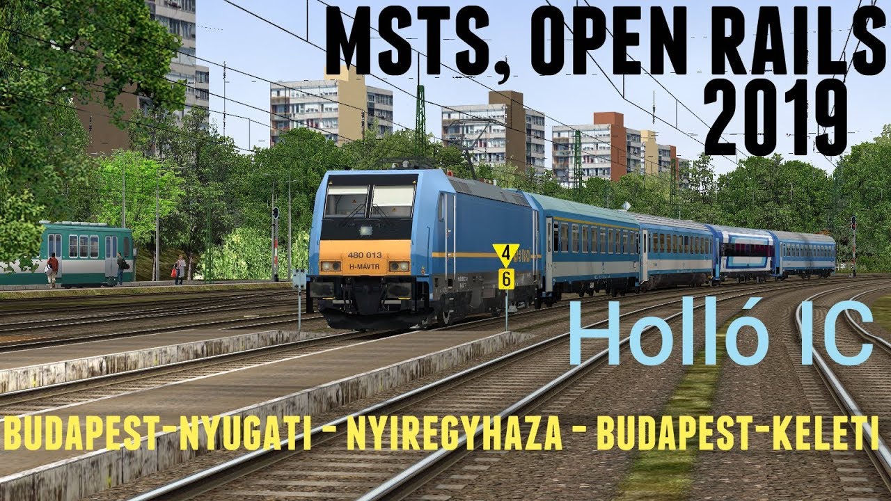 650 Holló InterCity Budapest-Nyugati - Nyíregyháza - Budapest-Keleti teljes útvonal [MSTS;OR]