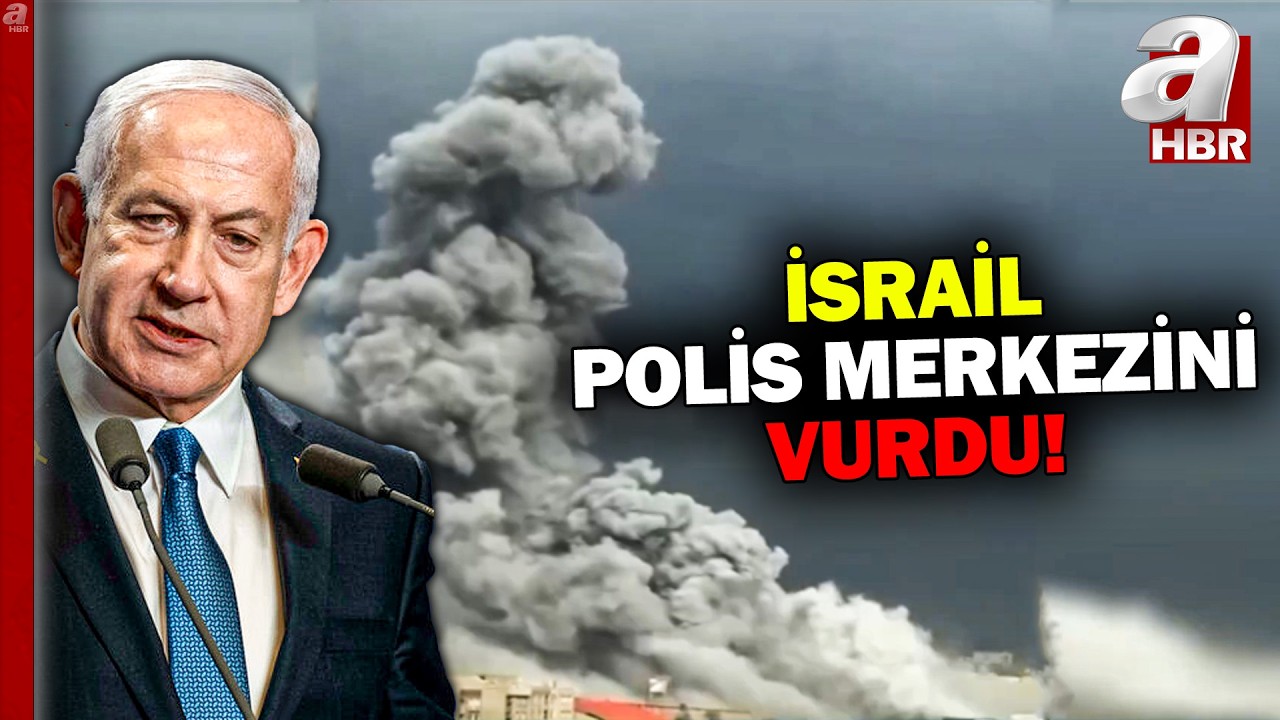 İsrail Tahran'ı vurdu! Tahran'daki polis merkezinden dumanlar yükseliyor | A Haber