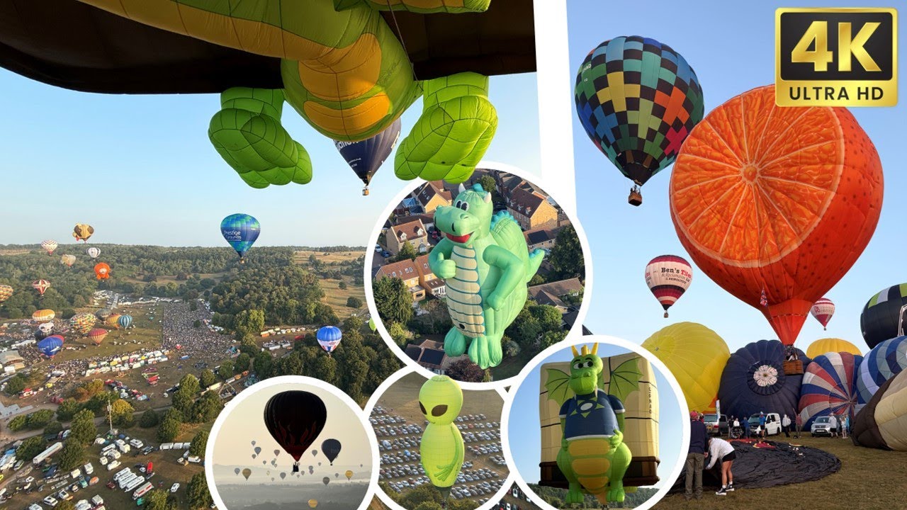 MJ Ballooning | Sunday AM Flight | Bristol Balloon Fiesta 2025 (4K UHD)