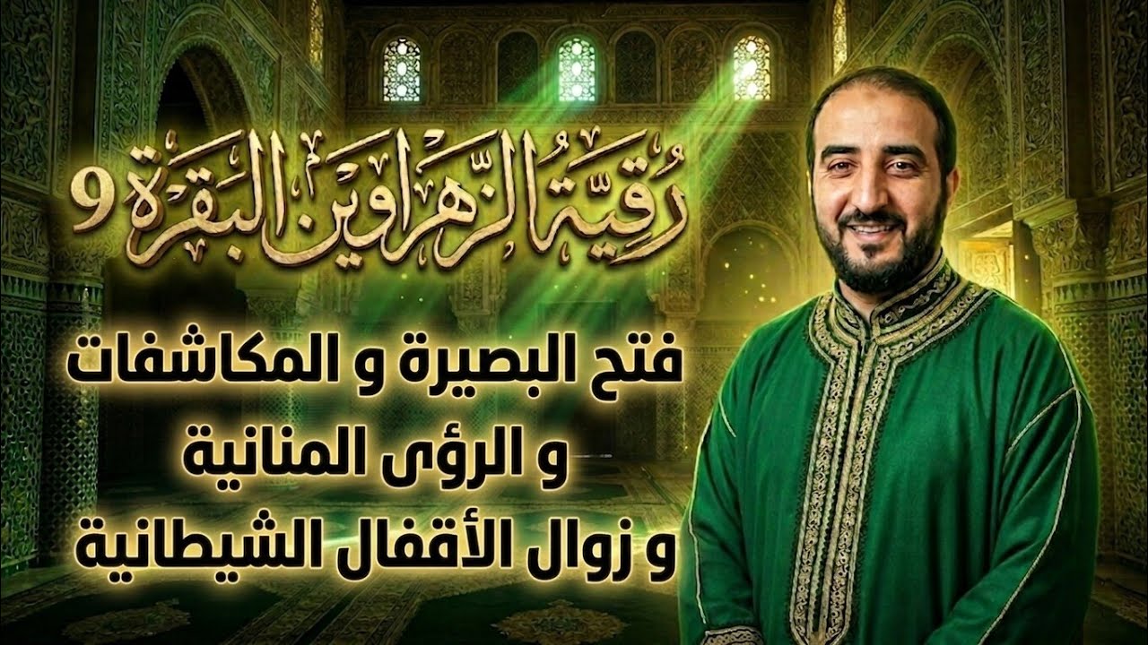 رقية الزهراوين البقرة 9 فتح البصيرة والمكاشفات والرؤى المنامية وزوال الأقفال الشيطانية.