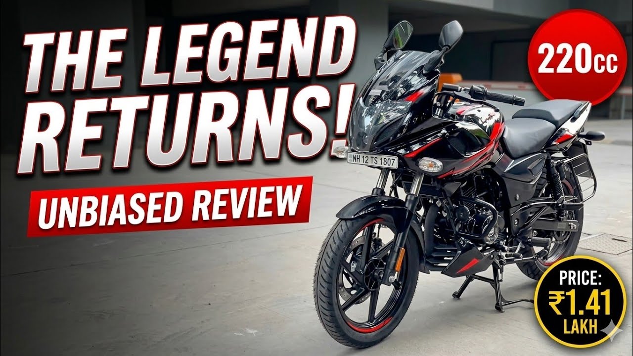 2025 Bajaj Pulsar 220F - Traffic Test - For daily use? Full Specs, Features & Walkaround Review