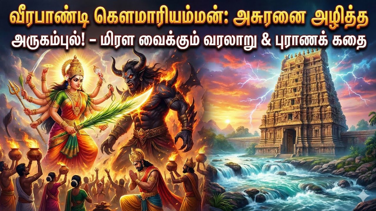 வீரபாண்டி கௌமாரியம்மன் கோவில் வரலாறு! #VeerapandiGowmariamman #TheniTemples #Veerapandi