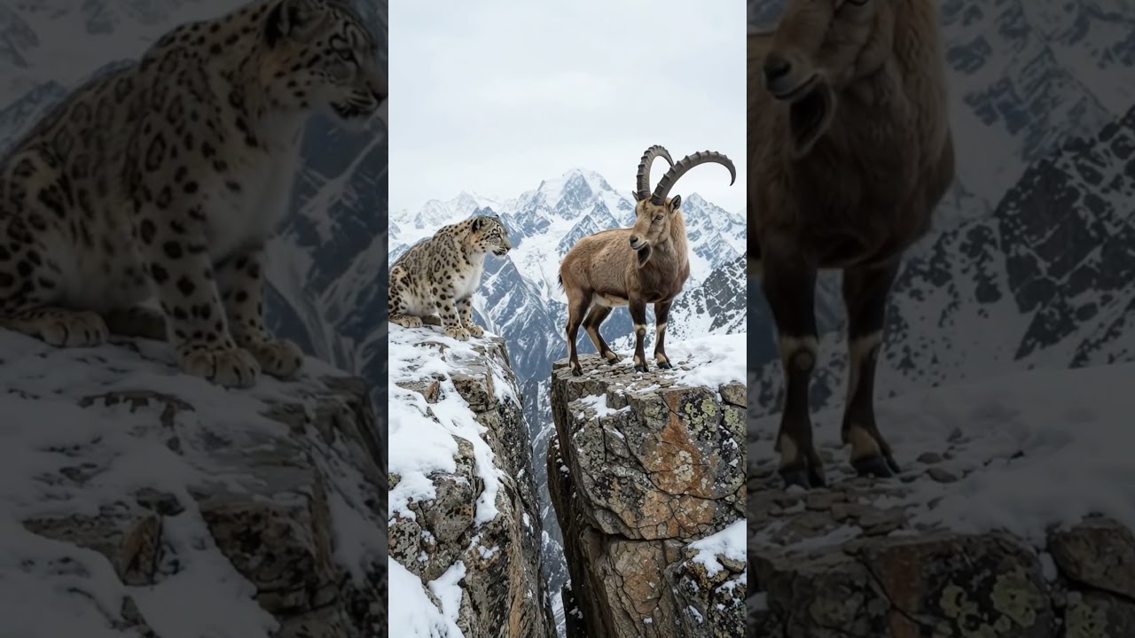 The Snow Leopard Had Already Struck Twice. The Ibex Had One Move Left. It Used the Cliff Edge.