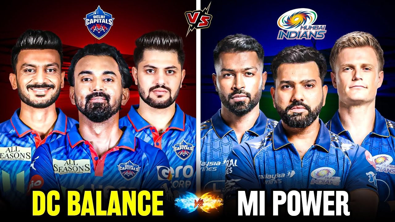 DC vs MI 🔥 Balanced Team vs Powerhouse! Kaun Marega Baazi? 😳