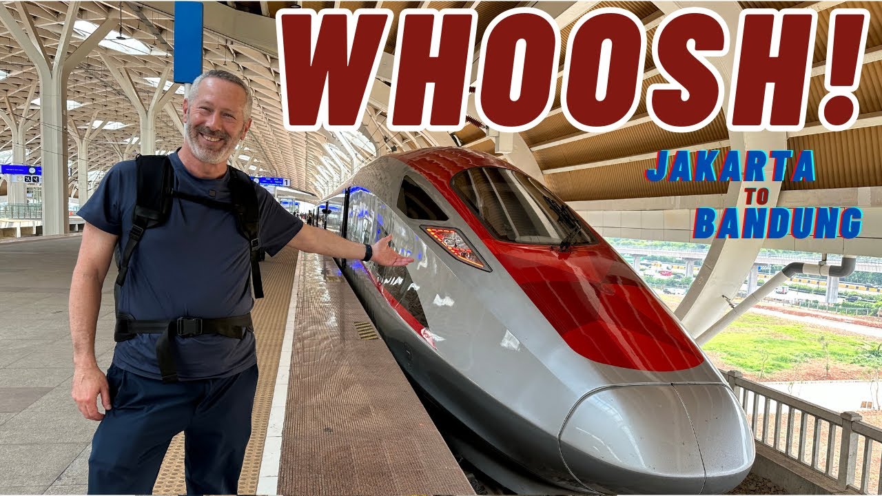 I Rode the BULLET TRAIN to Bandung