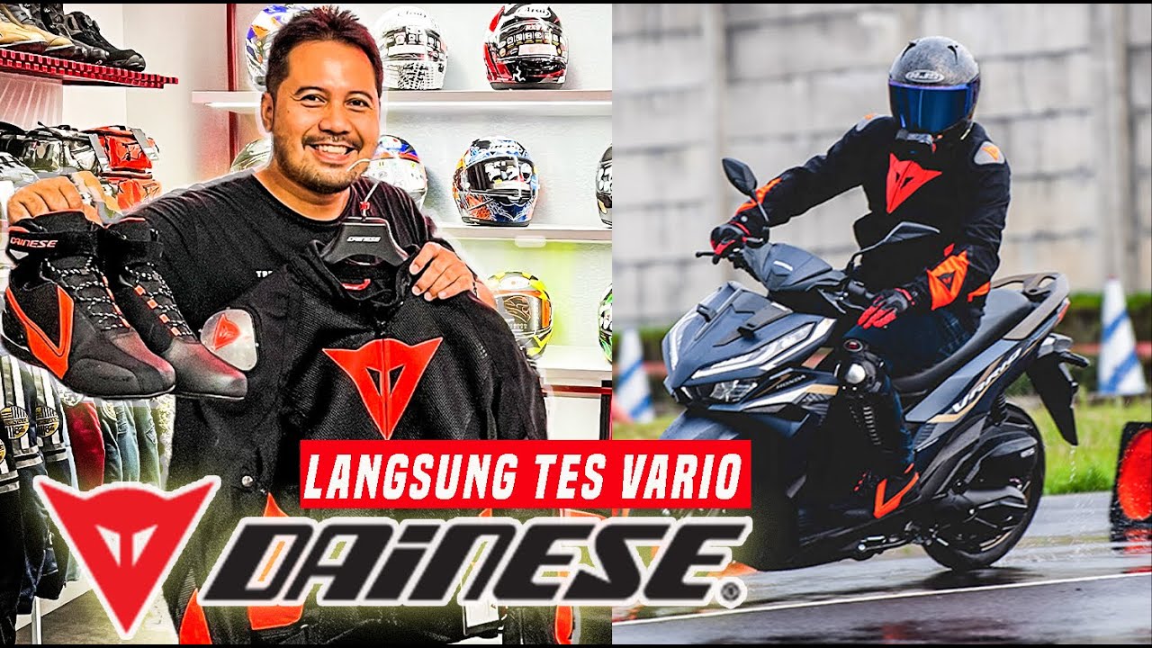 KALAP !!! BELANJA JAKET DAN SEPATU SEHARGA MOTOR !!! ( Dainese RC Motogarage )