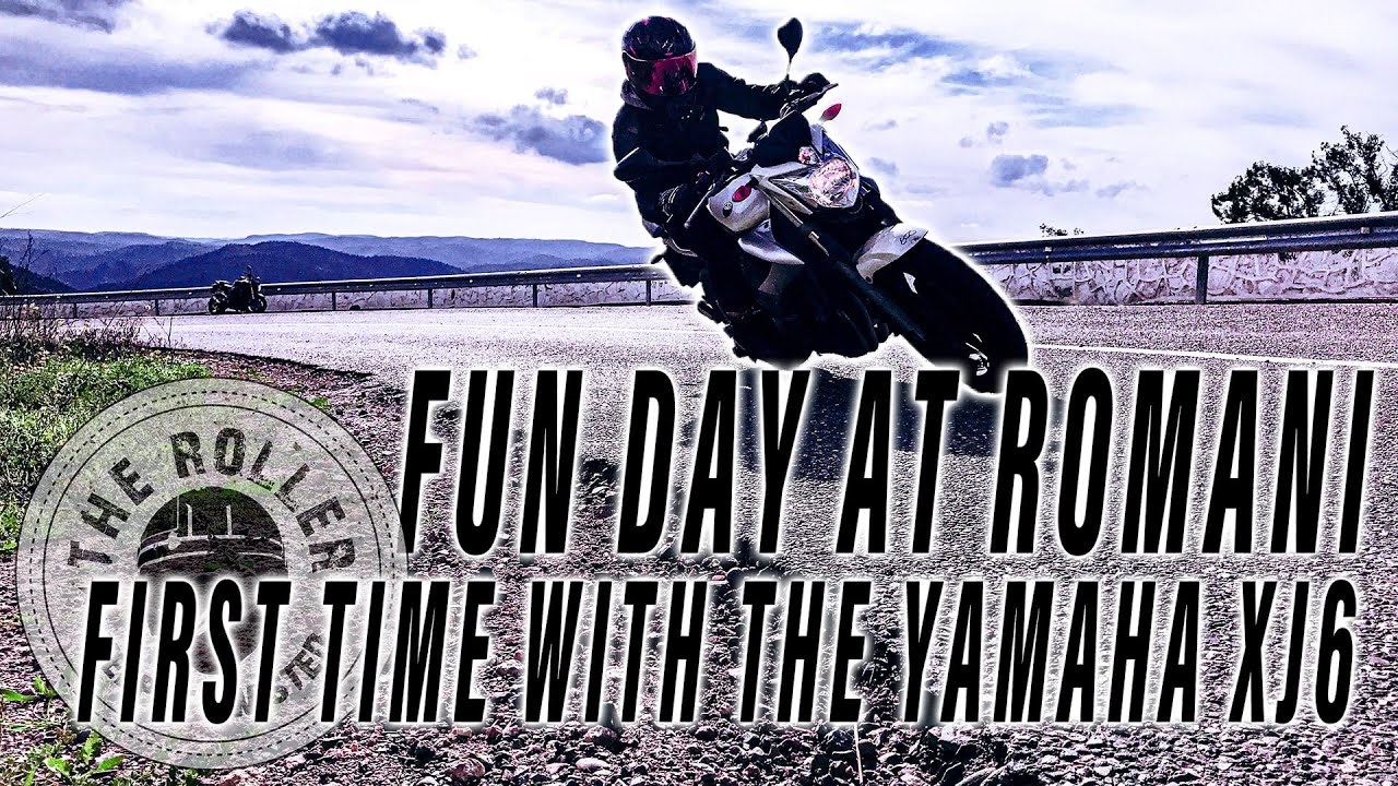 Fun day at Romani first time with the YAMAHA XJ6 -YAMAHA XJ6 اول مرة مشيت منعرجات الرماني بل