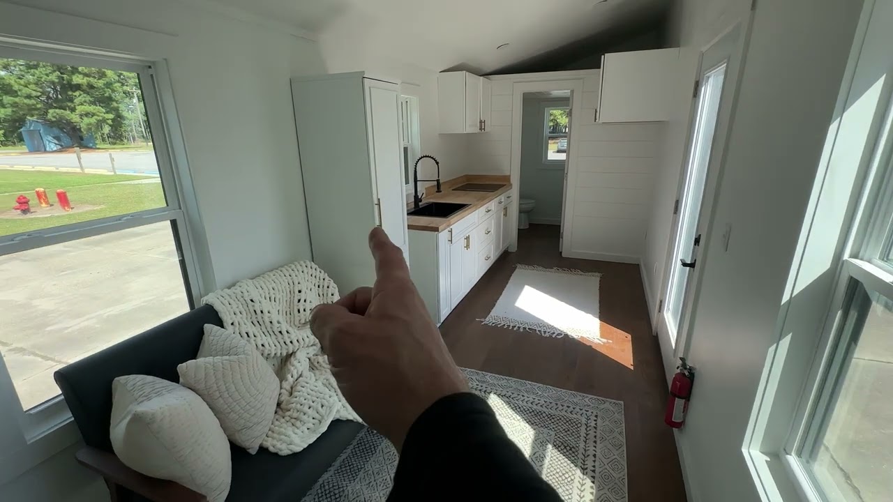 Tour Our 32' Model Tiny Rental | Tiny House Living at Mountain Haven 🌲