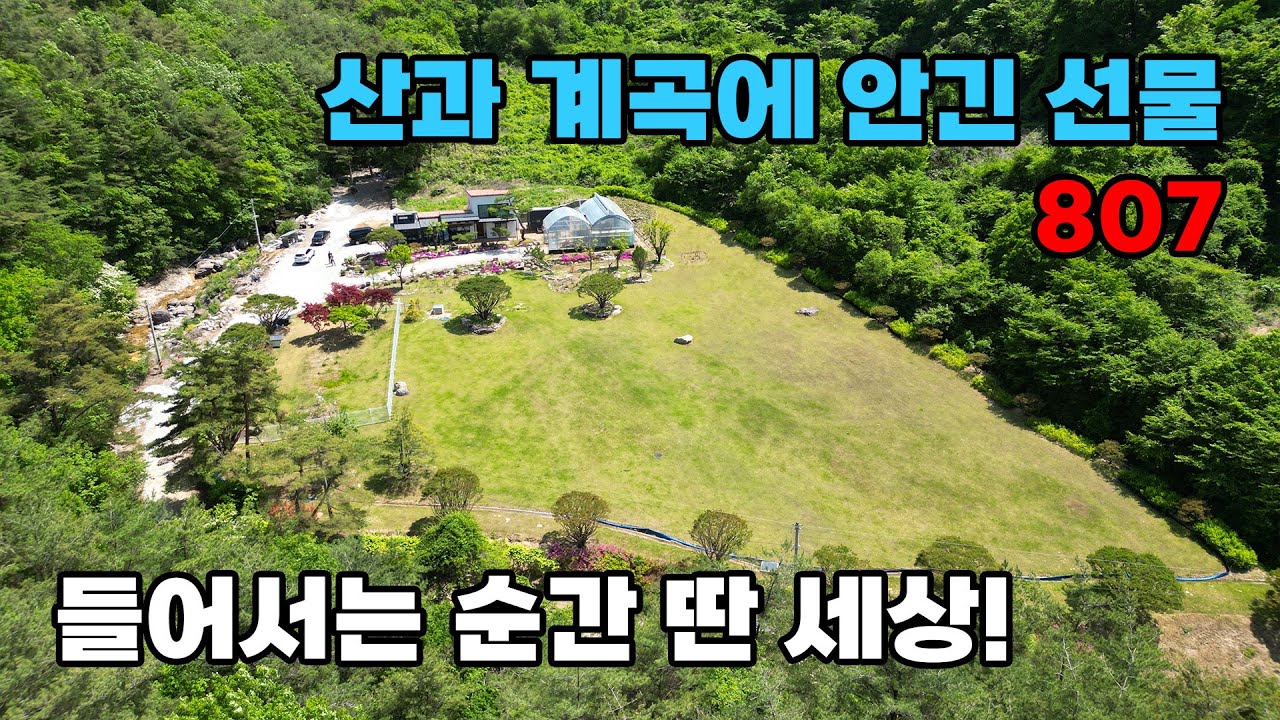 계곡과 숲을 품은 완벽한 독립된 힐링 공간! 주택수 부담 없는 선물 같은 전원주택 매매 - 전북 진안군 위치 백문부동산 문소장